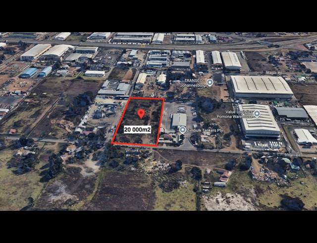 20,000M² INDUSTRIAL YARD FOR SALE IN POMONA